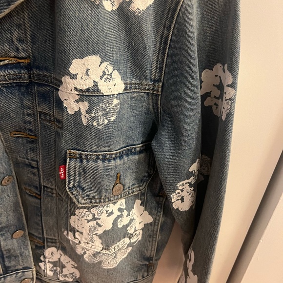 Denim Tears Levi's Denim Jacket Size Small - Picture 7 of 8